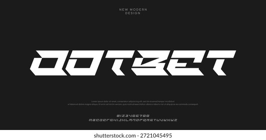 modernes stylisches typografisches Buchstabenlogo-Design