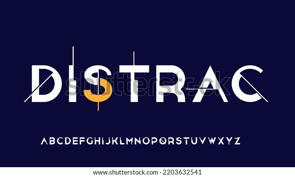 Modern Stylish Typography Letter Logo Design Stock Vector Royalty Free 2203632541 Shutterstock