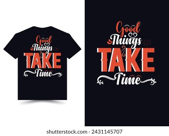 Modern stylish typography t-shirt design.