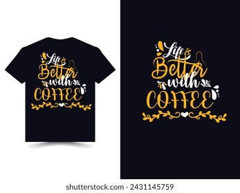 Modern stylish typography t-shirt design.