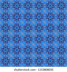 Modern stylish vector colorful texture. Seamless pattern abstract background with random size squares. A mosaic of squares in violet, beige and blue colors.