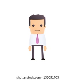 modern and stylish web character