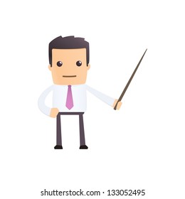 modern and stylish web character