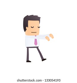 modern and stylish web character