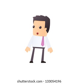 modern and stylish web character