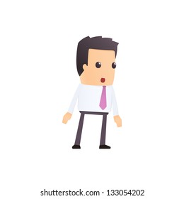 modern and stylish web character