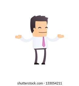 modern and stylish web character