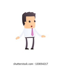 modern and stylish web character