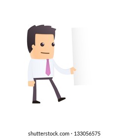 modern and stylish web character
