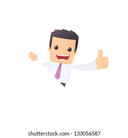 modern and stylish web character