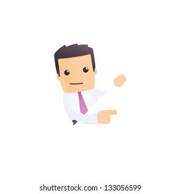 modern and stylish web character