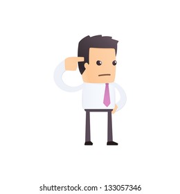modern and stylish web character
