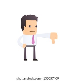 modern and stylish web character