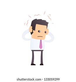 modern and stylish web character