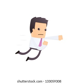 modern and stylish web character
