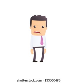 modern and stylish web character