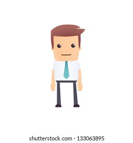 modern and stylish web character