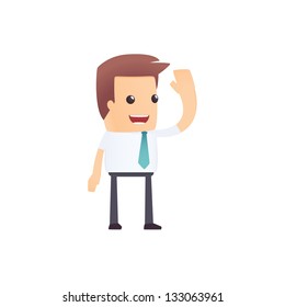modern and stylish web character