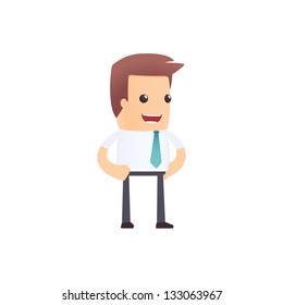 modern and stylish web character