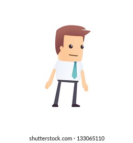 modern and stylish web character