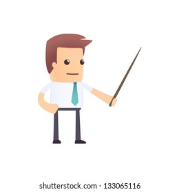 modern and stylish web character