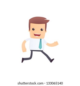 modern and stylish web character