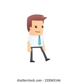 modern and stylish web character