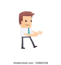 modern and stylish web character