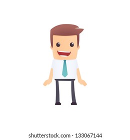 modern and stylish web character