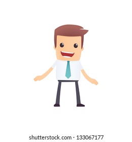 modern and stylish web character