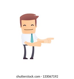 modern and stylish web character