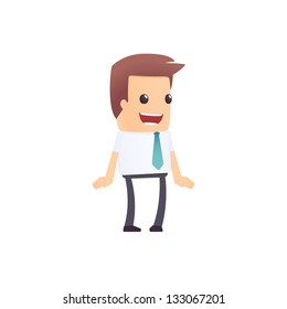 modern and stylish web character