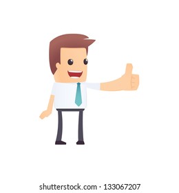modern and stylish web character