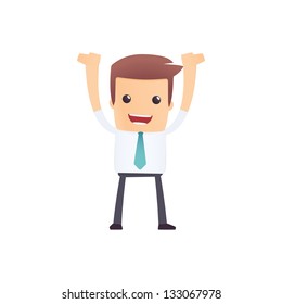 modern and stylish web character