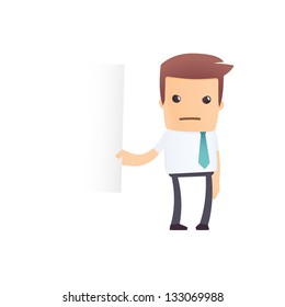 modern and stylish web character