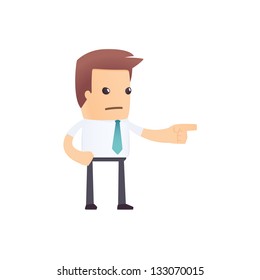 modern and stylish web character