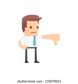 modern and stylish web character