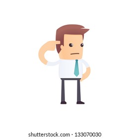 modern and stylish web character
