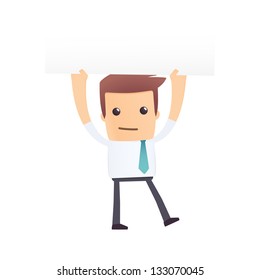 modern and stylish web character