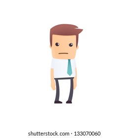 modern and stylish web character