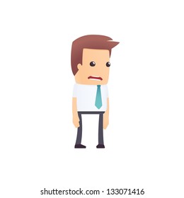 modern and stylish web character