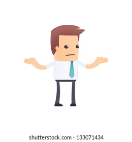 modern and stylish web character