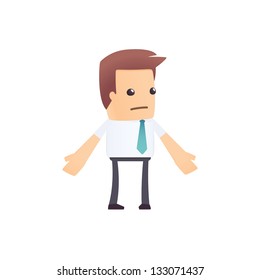 modern and stylish web character