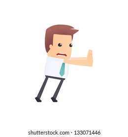 modern and stylish web character