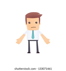 modern and stylish web character