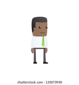 modern and stylish web character