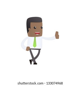 modern and stylish web character