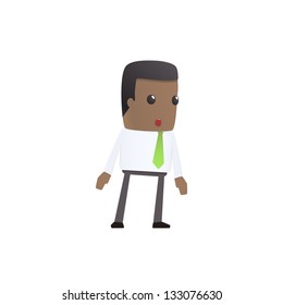 modern and stylish web character