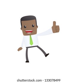 modern and stylish web character