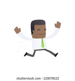 modern and stylish web character